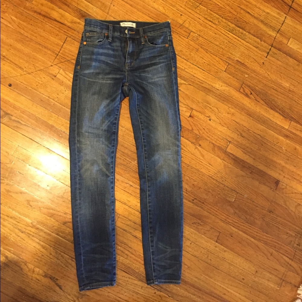Madewell High Rise Skinny Denim